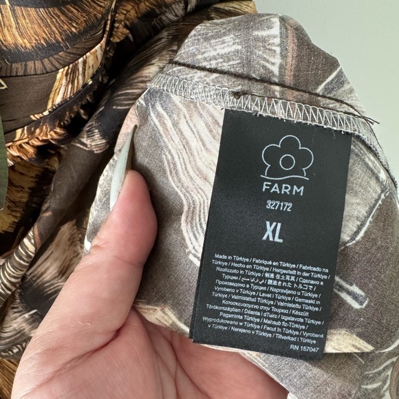 FARM RIO Shuhu Brown Sleeveless Maxi Dress - Picture 10 of 11